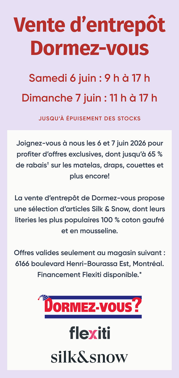 Vente D'Entrepot Dormez-vous