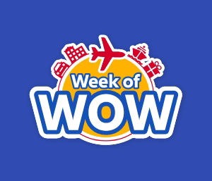 All kinds of WOW. All week long. Don't miss the WOW-est travel offers of the season. [View all offers].
