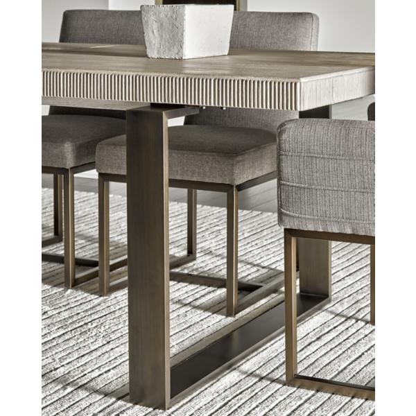 Modern-Quartz 5 Piece Rectangular Dining Room Set