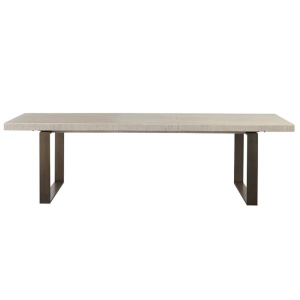 White quartz dining online table set