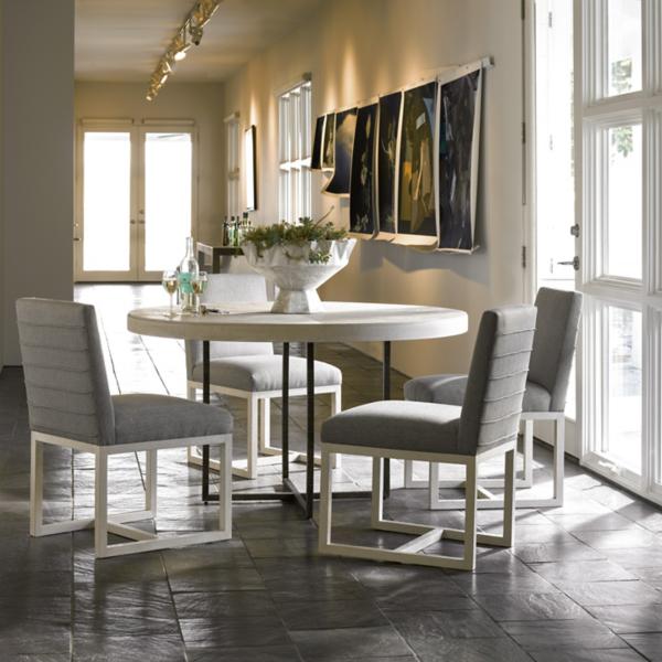 contemporary round dining room sets