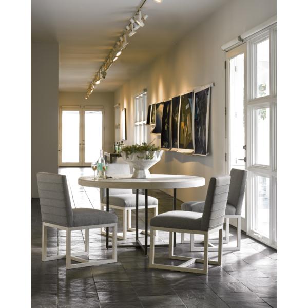 Modern Quartz 5 Piece Round Dining Room, Round Dining Table Sets Modern