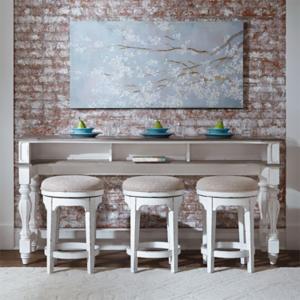 Magnolia Manor 4PC Console Bar Table with Stools