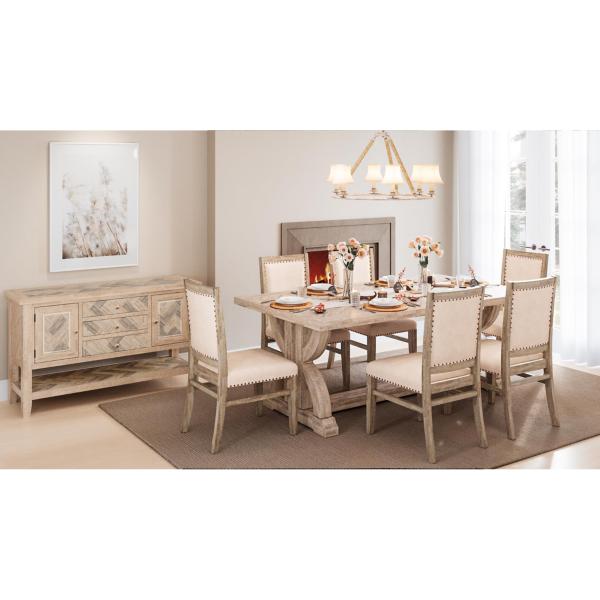 Fairview 5 Piece Rectangular Dining Set Ash Star Furniture