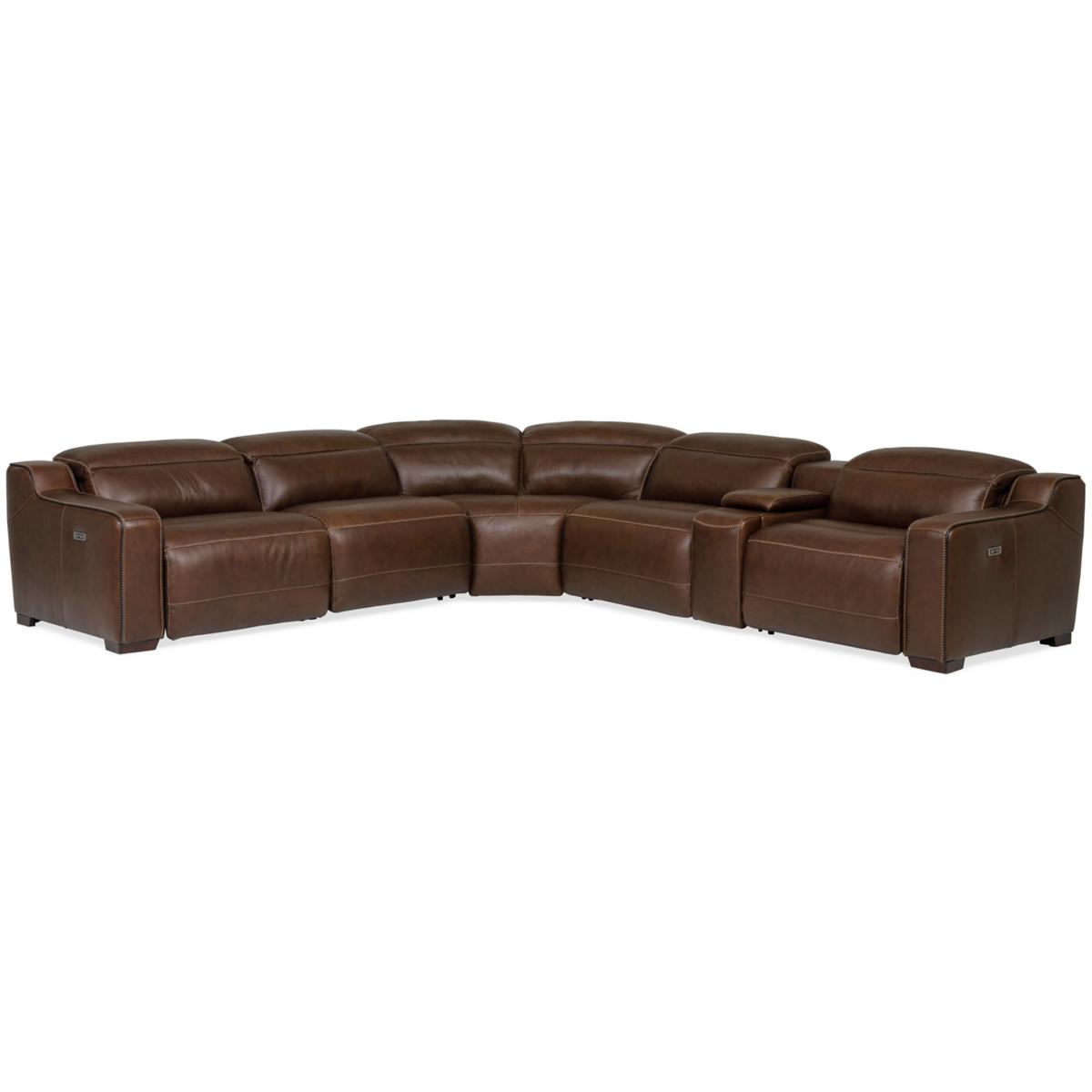 Chestnut Stampede Leather Sofa Baci Living Room