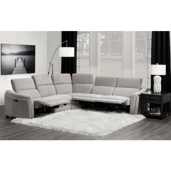 Carlo 5-Piece Power Reclining Sectional image number 7