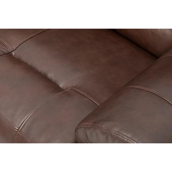 Unity Leather 6-Piece Power Reclining Sectional image number 7