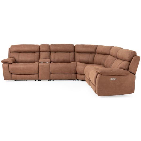 Micah 6-Piece Power Reclining Sectional image number 2