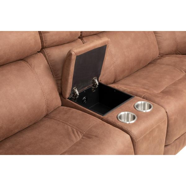 Micah 6-Piece Power Reclining Sectional image number 5