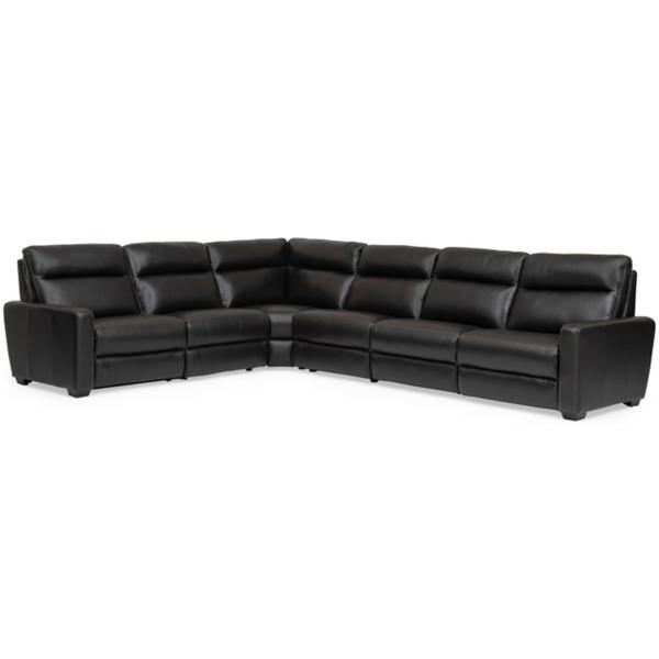 Bryson II Leather 6-Piece Power Reclining Sectional