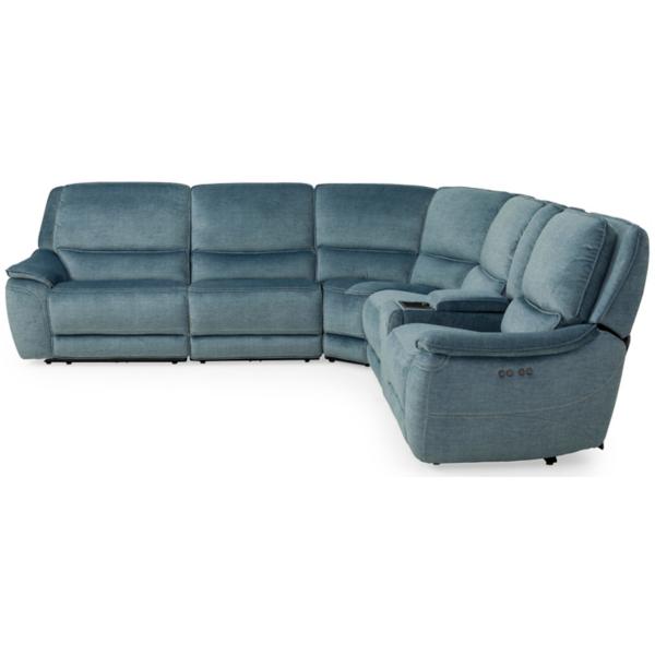 Brenna 6-Piece Power Reclining Sectional image number 2