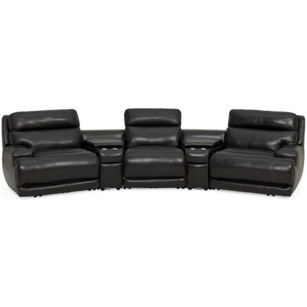 Duran 5-Piece Home Theater Sectional image number 2