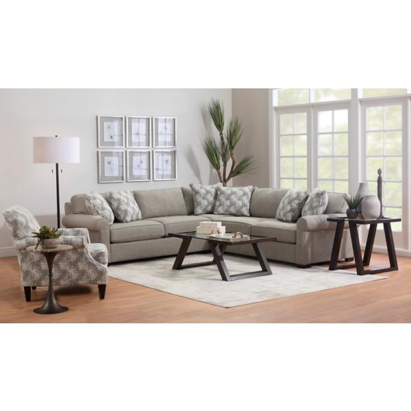 Brandy 3 Piece Sectional image number 2