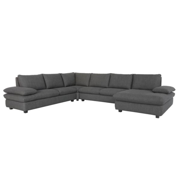 Luca 4 Piece Sectional with RAF Chaise