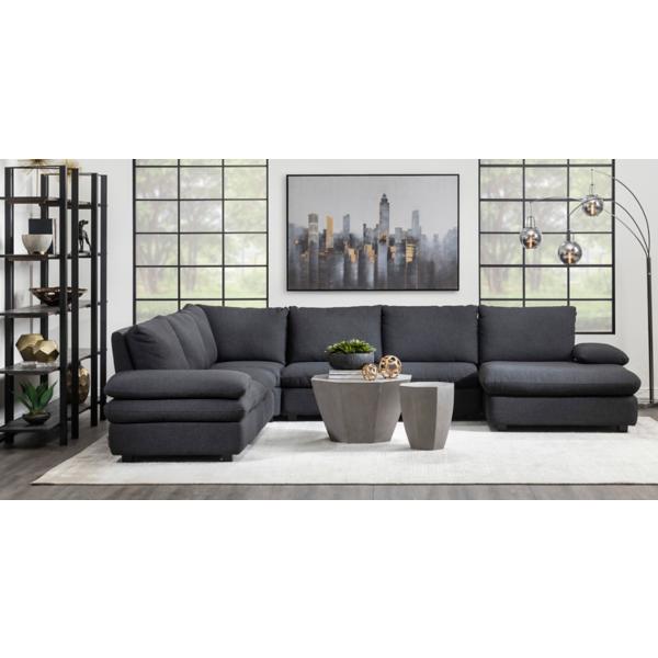 Luca 4 Piece Sectional with LAF Chaise