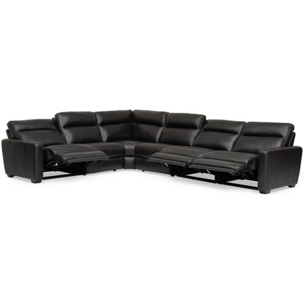 Bryson Leather 6 Piece Power Reclining, 6 Pc Leather Sectional Sofa