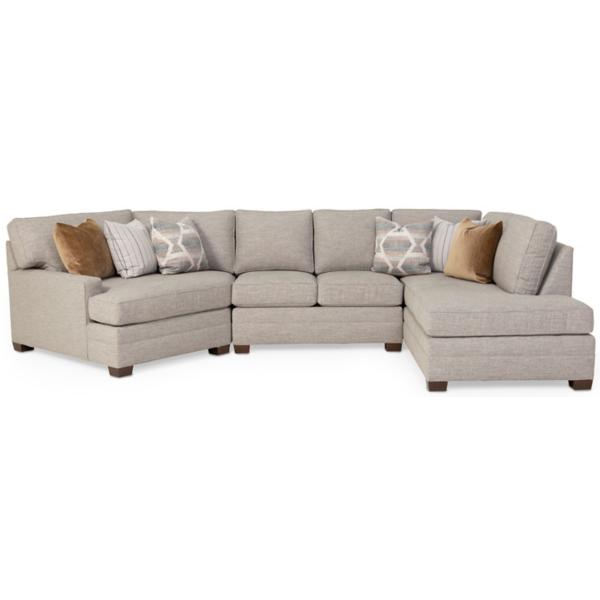 Harper 3-Piece Sectional W/ RAF Corner Chaise image number 3