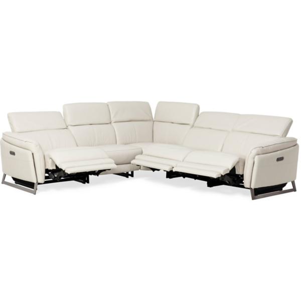 Elio 5-Piece Power Reclining Sectional image number 4