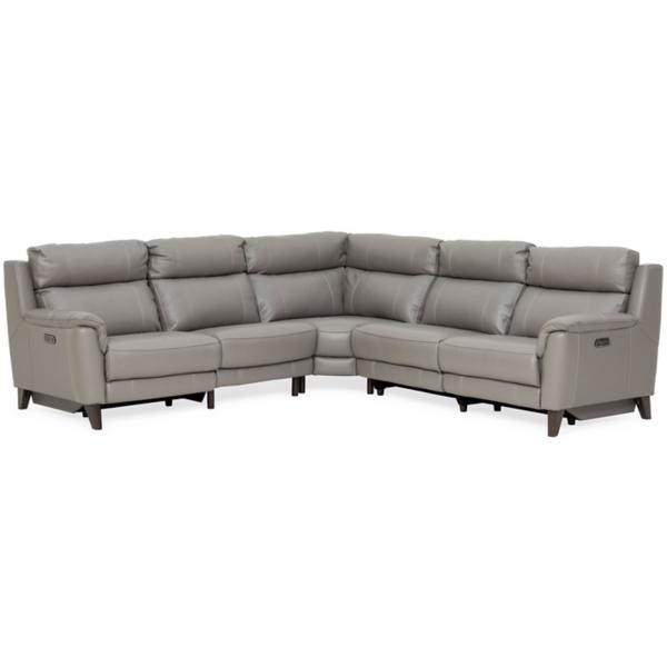 Aiden 5-Piece Power Reclining Sectional image number 1