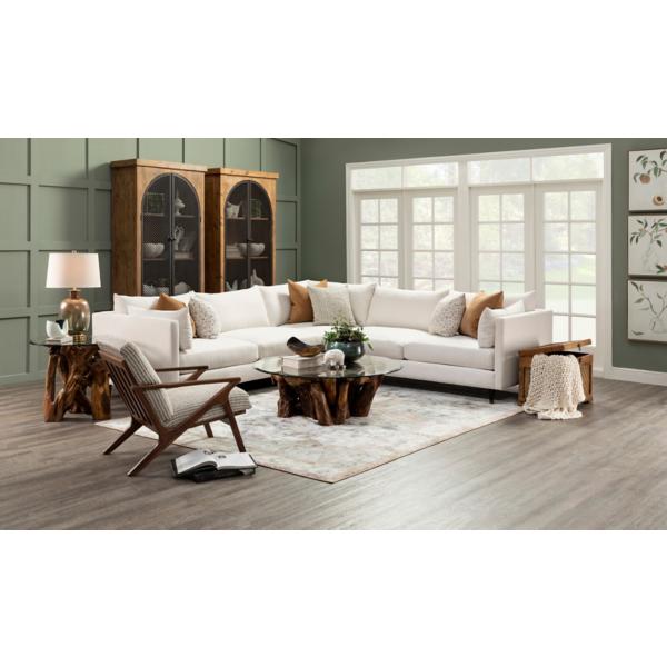 Pia Snow 3-Piece Sectional image number 2