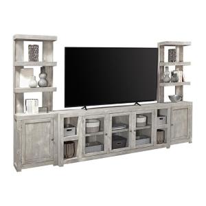 Avery Loft 3PC Entertainment Wall- 84-Inch TV Stand
