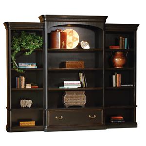 Rutherford 3PC Executive Bookcase Wall