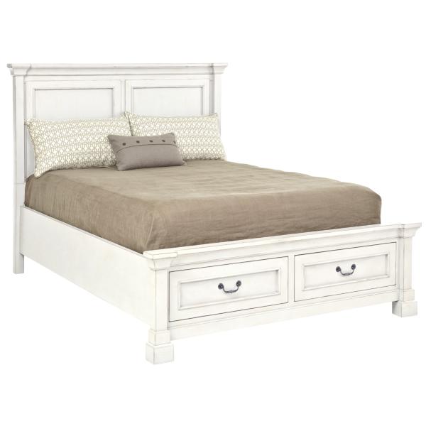 Stoney Creek Panel Bed with Footboard Storage