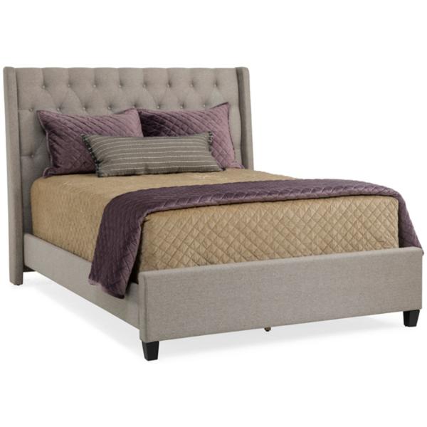 Howell Upholstered Bed NATURAL Star Furniture Star Furniture