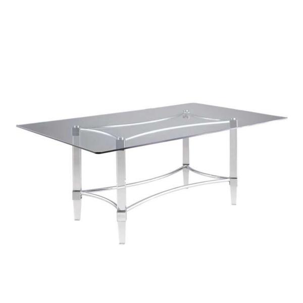 Aries 42x72 Rectangular Glass Table