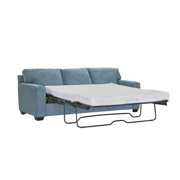 Monty 2 Piece Queen Sleeper Sofa with Floating Chaise - LAGOON image number 6