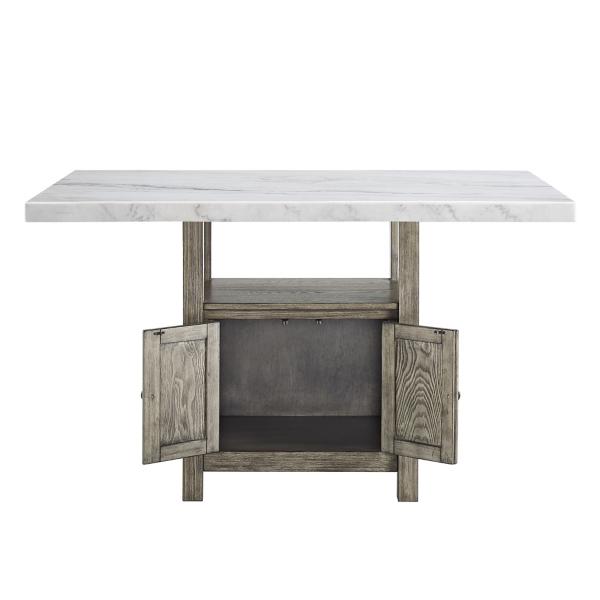 Grayson Counter Height Marble Top Table image number 4