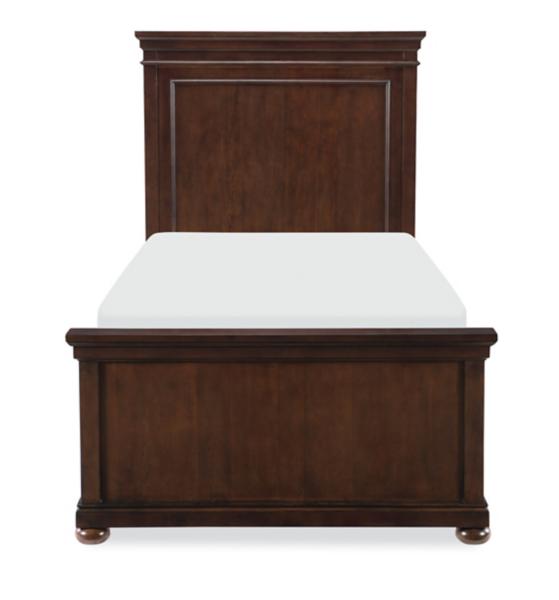 Canterbury Twin Panel Bed - CHERRY
