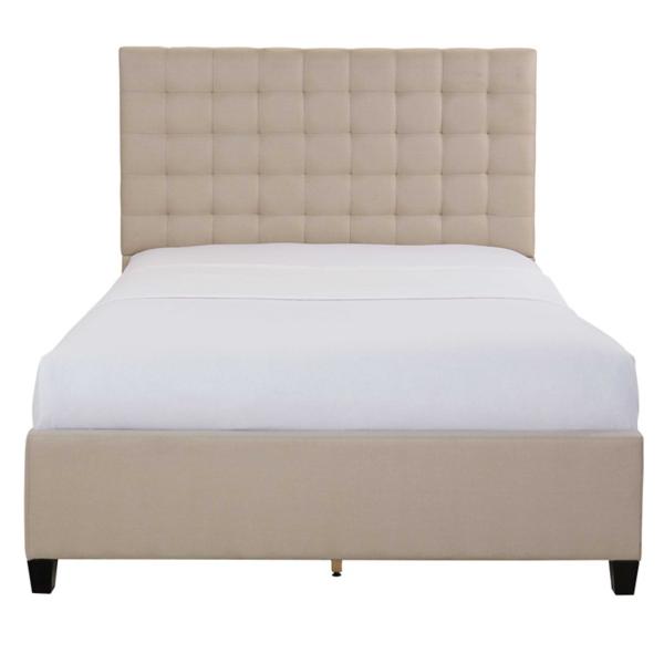 Harper Upholstered King Bed - SANDSTONE LINEN image number 3