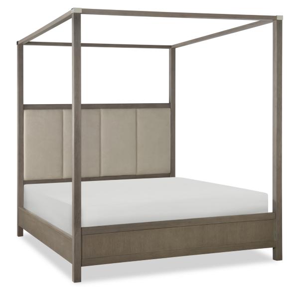 Rachael Ray Home - Highline Upholstered Poster Bed