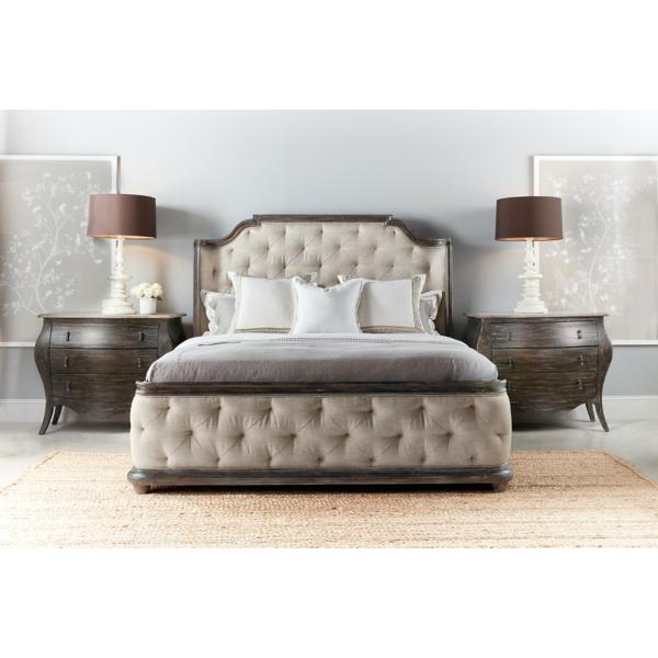 Traditions King Upholstered bed