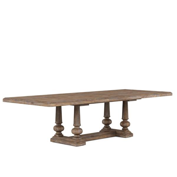 Architrave Rectangular Trestle Dining Table image number 4