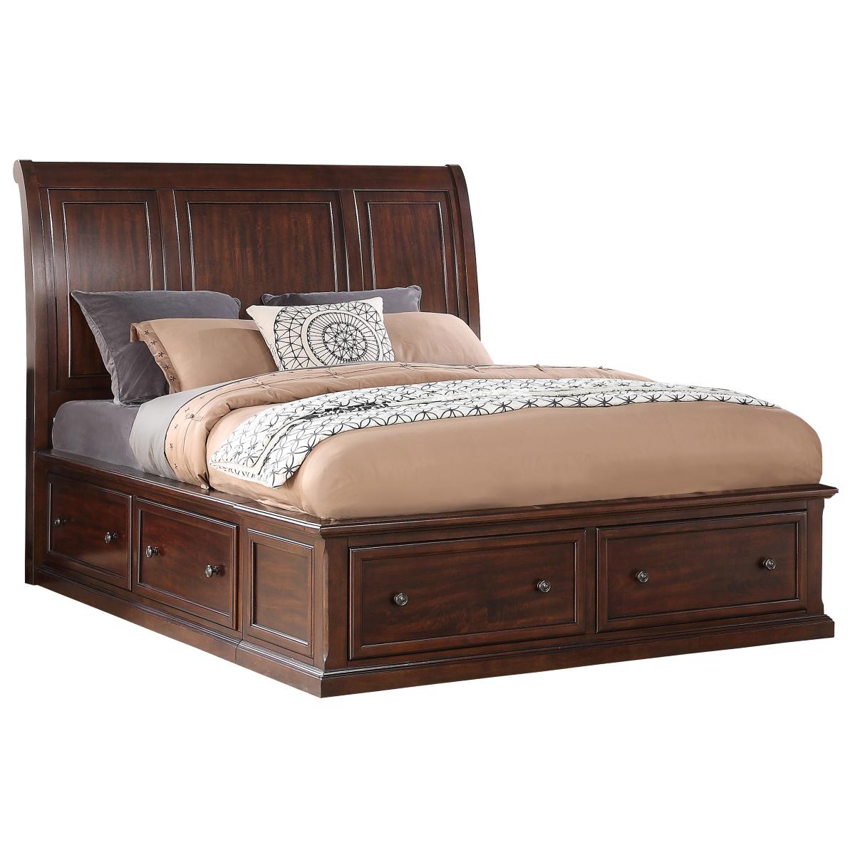 Hanover queen store storage bed