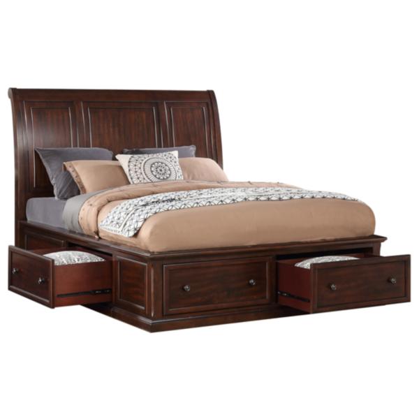 Hanover queen store storage bed