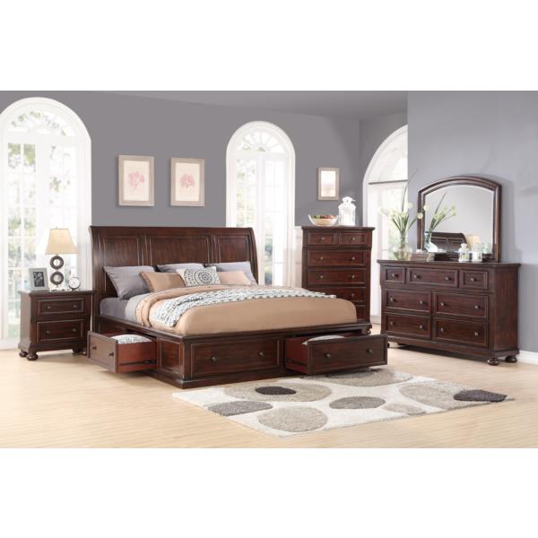 Hanover queen storage bed deals