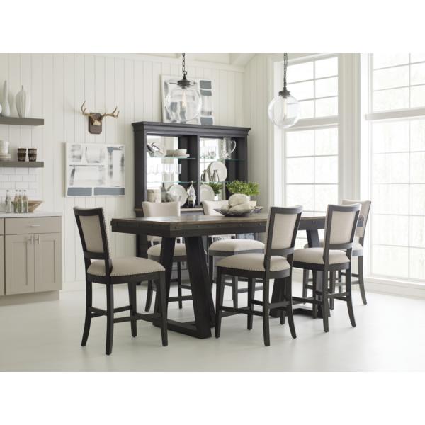 Plank Road Kimler Counter Height Dining Table - CHARCOAL image number 4