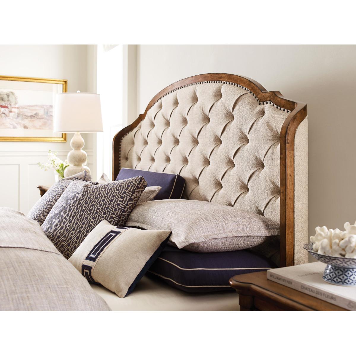 Hefner silver king sleigh bed discount