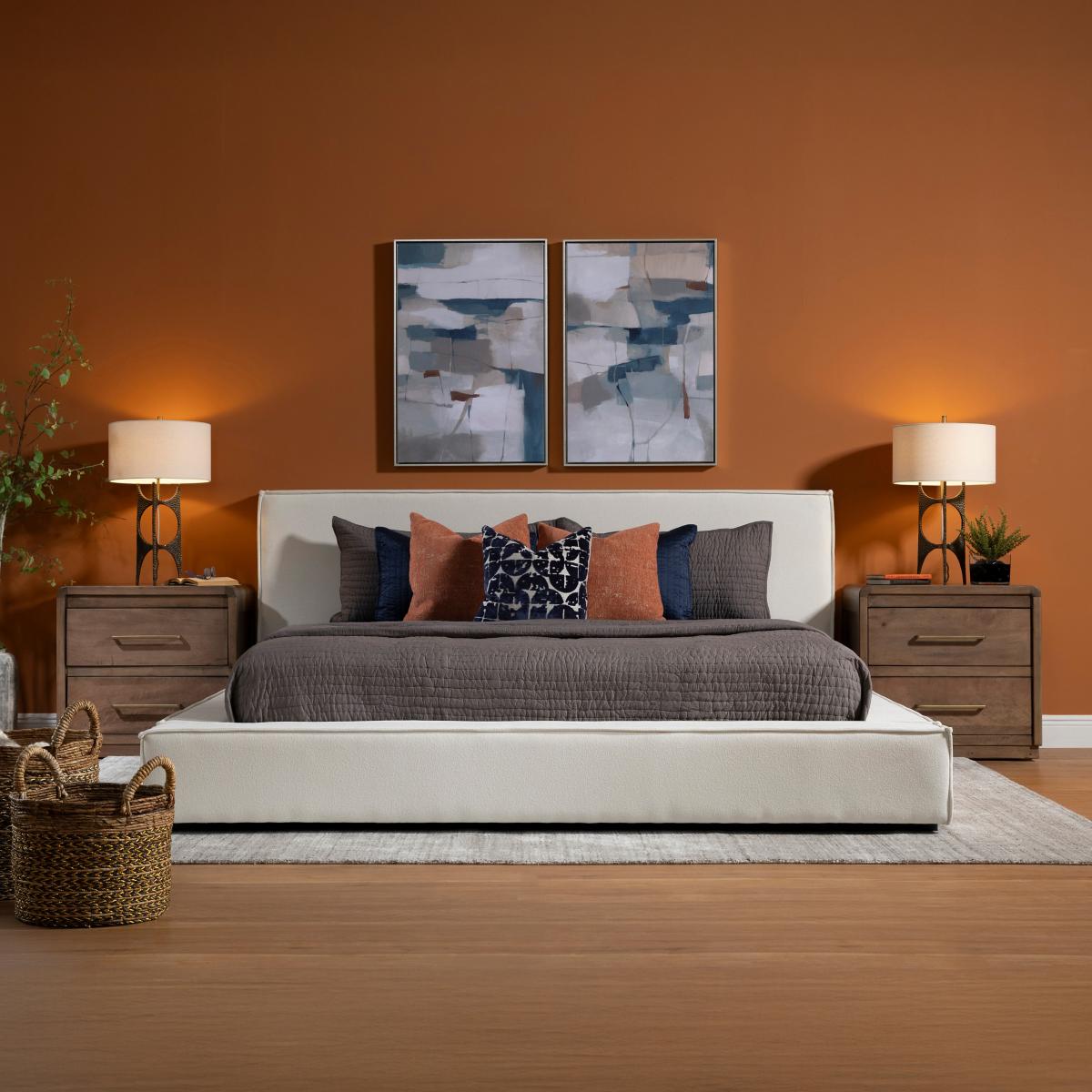 Rayne King Upholstered Bed