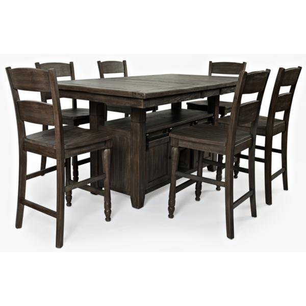 Ginger High-Low Dining Table - BARNWOOD image number 7