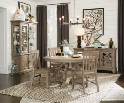 Treble 60 Inch Round Dining Table Star Furniture