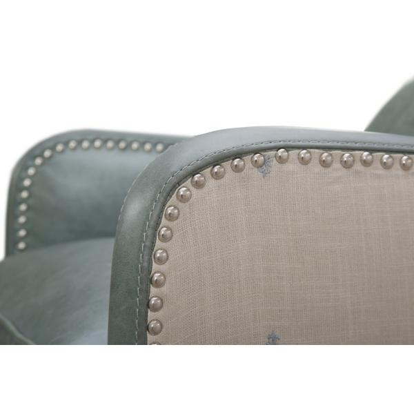 Silver Lake Leather Wing Chair image number 9