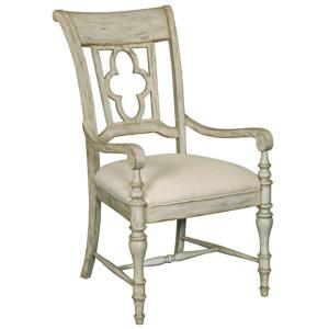 Weatherford Wood Back Arm Chair