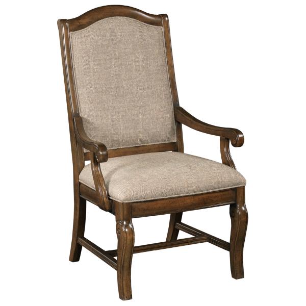 Portolone Upholstered Back Arm Chair