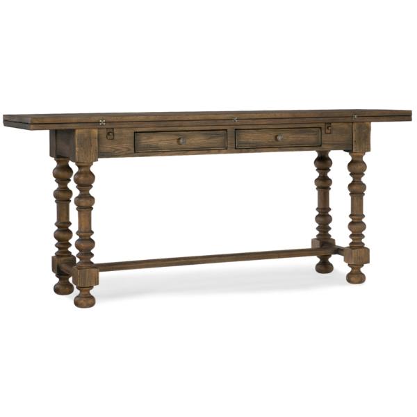 Hill Country Flip-Top Console Table image number 1