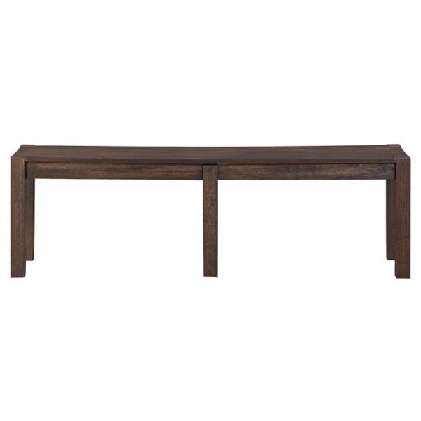 Easton Dining Bench - BROWN