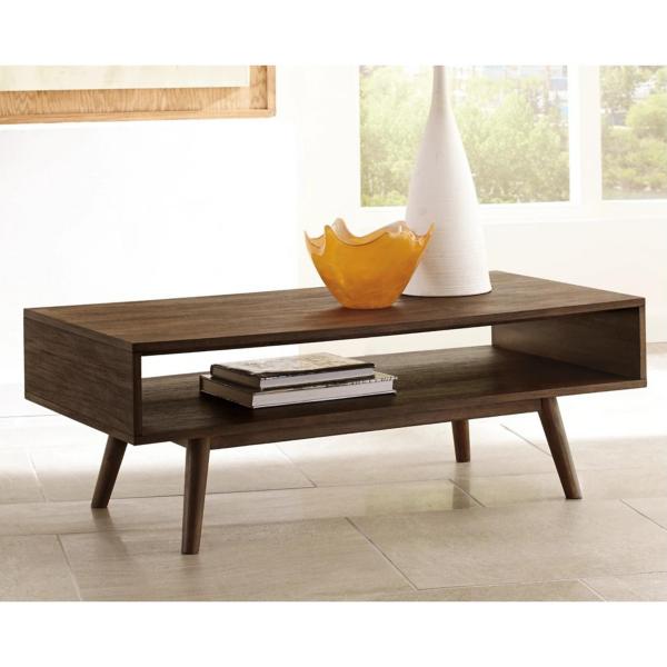 Chloe Coffee Table / The Chloe Coffee Table in Chestnut Oak & Brushed Gold ... / Shop chloe coffee tables set/2 at interiors online.